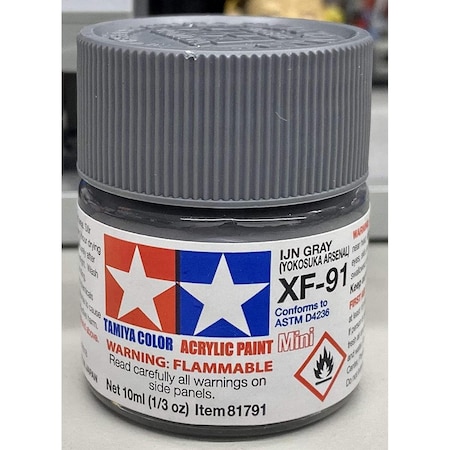 Tamiya Paint Xf-91 Un Gray Acrylic Paint TAM81791